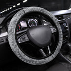 Canterbury-Bankstown Bulldogs Steering Wheel Cover Polynesian Tribal Art Style With Powerful Bulldog Mascot