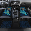 Personalised Gold Coast Titans Car Mats Polynesian Tribal Art Style With Spartan Titan Mascot