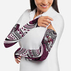 Personalised Manly Warringah Sea Eagles Arm Sleeves Polynesian Tribal Art Style With Muscular Sea Eagle Mascot