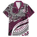 Personalised Manly Warringah Sea Eagles Hawaiian Shirt Polynesian Tribal Art Style With Muscular Sea Eagle Mascot