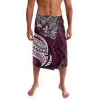 Personalised Manly Warringah Sea Eagles Lavalava Polynesian Tribal Art Style With Muscular Sea Eagle Mascot