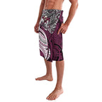 Personalised Manly Warringah Sea Eagles Lavalava Polynesian Tribal Art Style With Muscular Sea Eagle Mascot