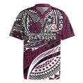 Personalised Manly Warringah Sea Eagles Rugby Jersey Polynesian Tribal Art Style With Muscular Sea Eagle Mascot