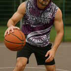 Personalised Manly Warringah Sea Eagles Sleeveless Hoodie Polynesian Tribal Art Style With Muscular Sea Eagle Mascot