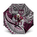 Personalised Manly Warringah Sea Eagles Umbrella Polynesian Tribal Art Style With Muscular Sea Eagle Mascot