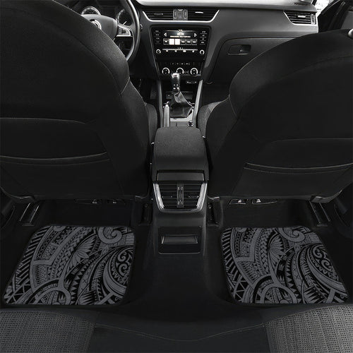 Personalised Penrith Panthers Car Mats Polynesian Tribal Art Style With Fierce Panther Mascot