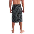 Personalised Penrith Panthers Lavalava Polynesian Tribal Art Style With Fierce Panther Mascot