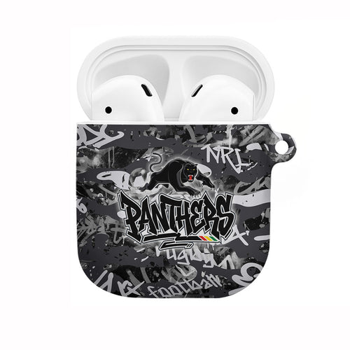 Penrith Panthers Rugby AirPods Case Graffiti Typography Urban Camo Abstract Street Style