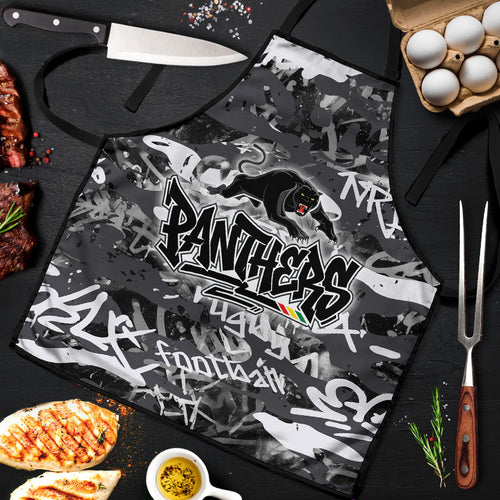 Penrith Panthers Rugby Apron Graffiti Typography Urban Camo Abstract Street Style