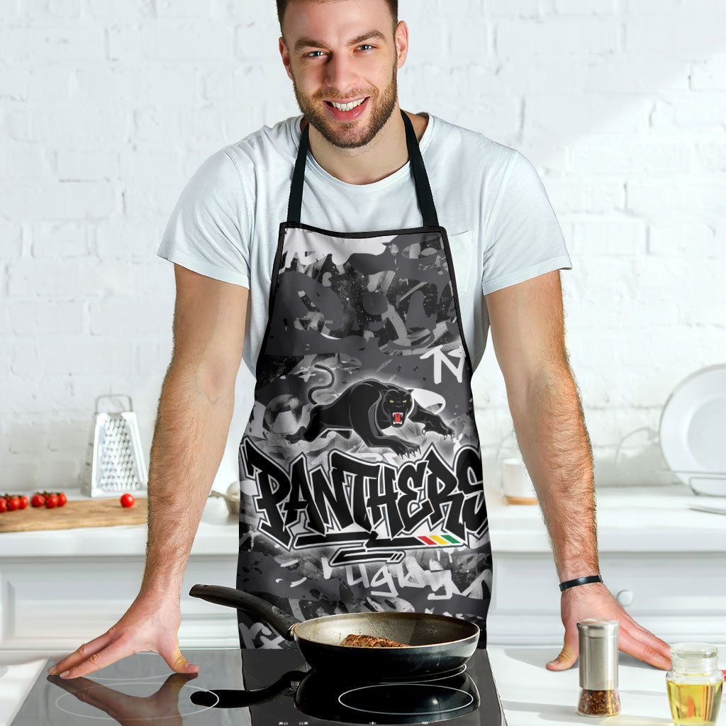 Penrith Panthers Rugby Apron Graffiti Typography Urban Camo Abstract Street Style