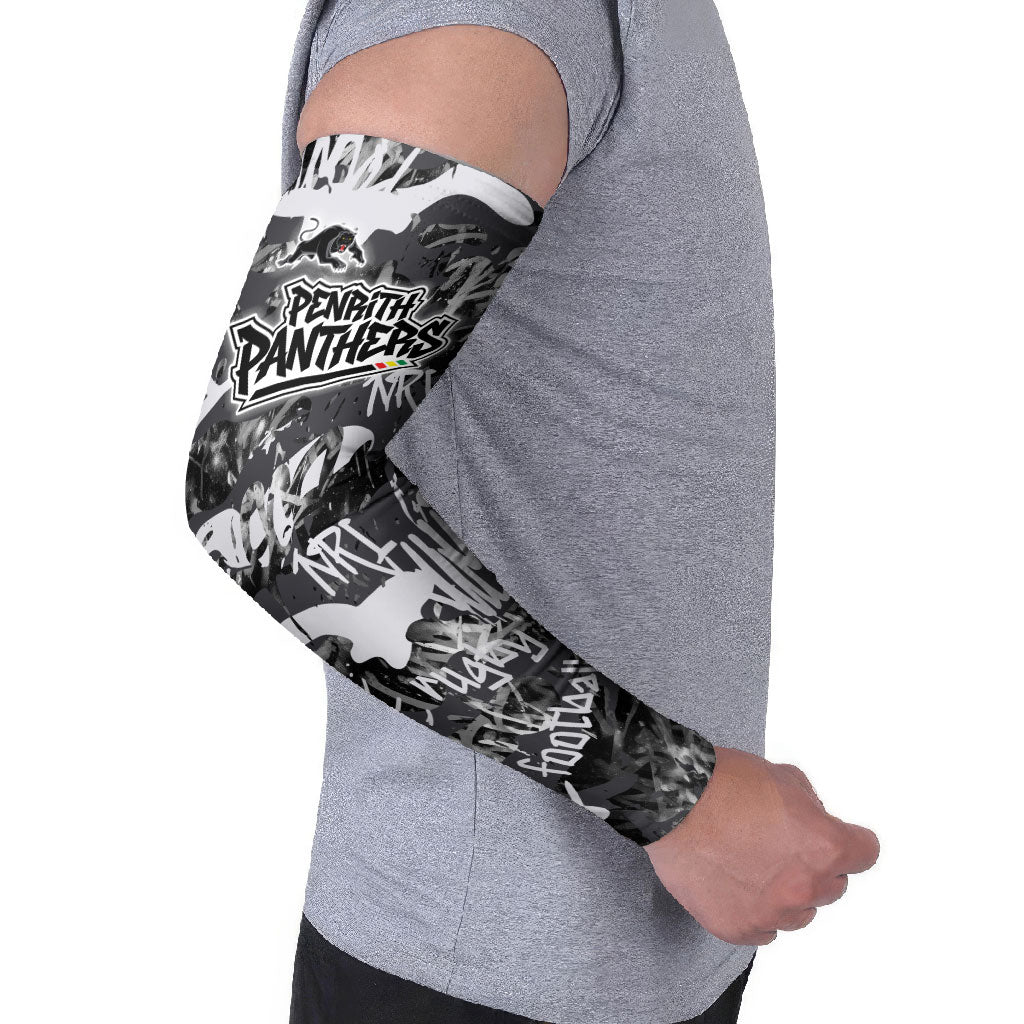 Penrith Panthers Rugby Arm Sleeves Graffiti Typography Urban Camo Abstract Street Style