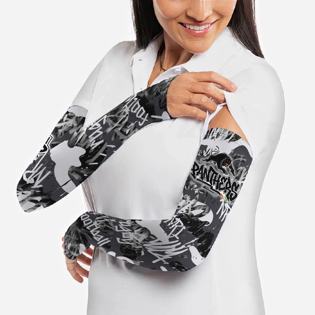 Penrith Panthers Rugby Arm Sleeves Graffiti Typography Urban Camo Abstract Street Style