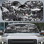 Penrith Panthers Rugby Auto Sun Shade Graffiti Typography Urban Camo Abstract Street Style