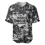 Penrith Panthers Rugby Baseball Jersey Graffiti Typography Urban Camo Abstract Street Style