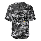 Penrith Panthers Rugby Baseball Jersey Graffiti Typography Urban Camo Abstract Street Style