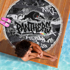 Penrith Panthers Rugby Beach Blanket Graffiti Typography Urban Camo Abstract Street Style