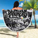 Penrith Panthers Rugby Beach Blanket Graffiti Typography Urban Camo Abstract Street Style