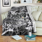 Penrith Panthers Rugby Blanket Graffiti Typography Urban Camo Abstract Street Style