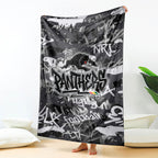Penrith Panthers Rugby Blanket Graffiti Typography Urban Camo Abstract Street Style