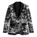 Penrith Panthers Rugby Blazer Graffiti Typography Urban Camo Abstract Street Style
