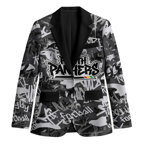Penrith Panthers Rugby Blazer Graffiti Typography Urban Camo Abstract Street Style