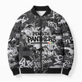 Penrith Panthers Rugby Bomber Puffer Jacket Graffiti Typography Urban Camo Abstract Street Style