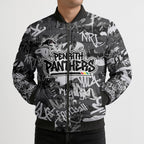Penrith Panthers Rugby Bomber Puffer Jacket Graffiti Typography Urban Camo Abstract Street Style