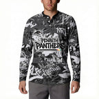 Penrith Panthers Rugby Button Sweatshirt Graffiti Typography Urban Camo Abstract Street Style