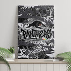 Penrith Panthers Rugby Canvas Wall Art Graffiti Typography Urban Camo Abstract Street Style