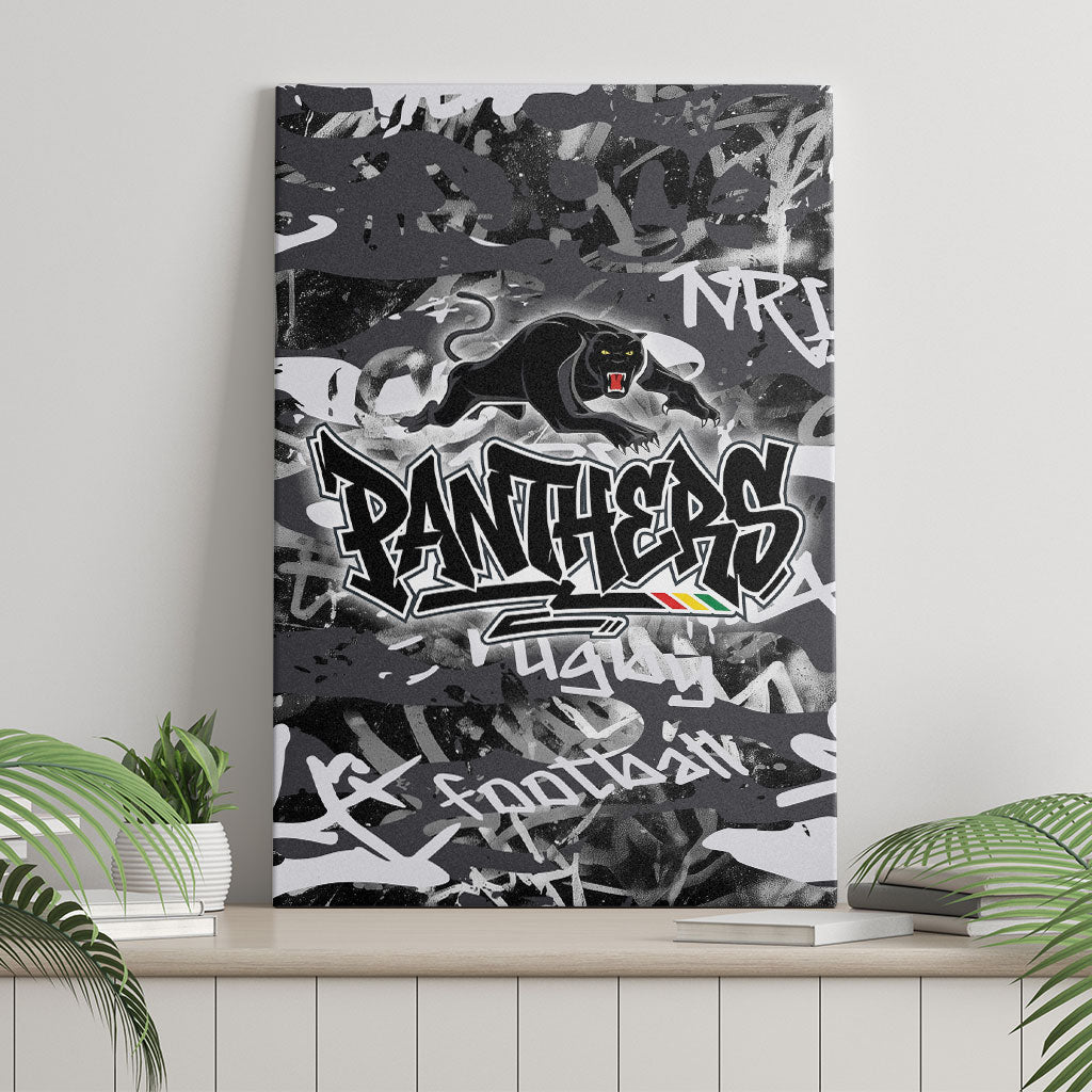 Penrith Panthers Rugby Canvas Wall Art Graffiti Typography Urban Camo Abstract Street Style