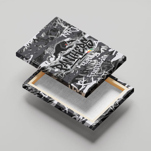 Penrith Panthers Rugby Canvas Wall Art Graffiti Typography Urban Camo Abstract Street Style