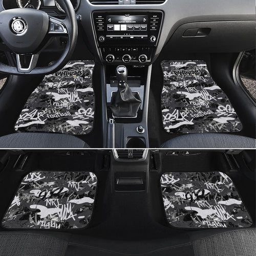Penrith Panthers Rugby Car Mats Graffiti Typography Urban Camo Abstract Street Style