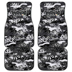 Penrith Panthers Rugby Car Mats Graffiti Typography Urban Camo Abstract Street Style