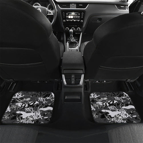 Penrith Panthers Rugby Car Mats Graffiti Typography Urban Camo Abstract Street Style