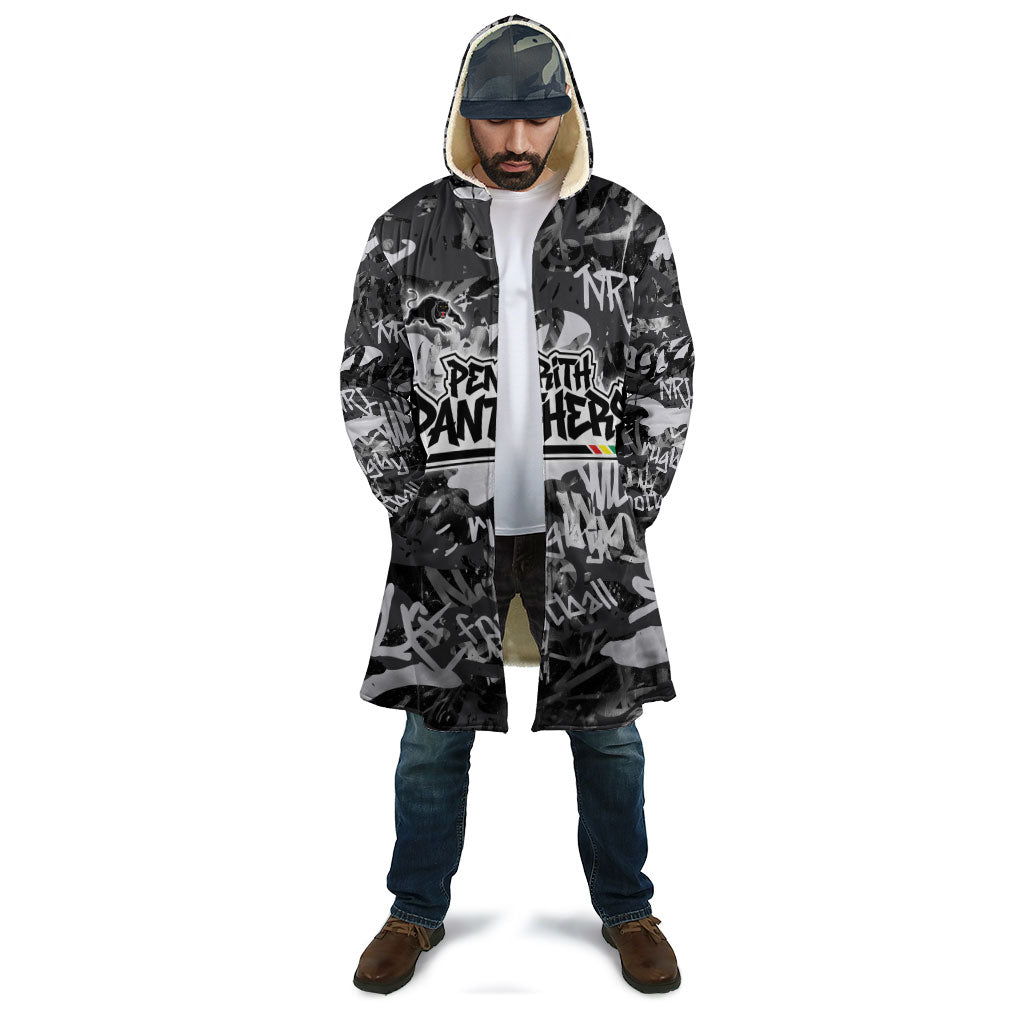 Penrith Panthers Rugby Cloak Graffiti Typography Urban Camo Abstract Street Style