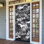 Penrith Panthers Rugby Door Cover Graffiti Typography Urban Camo Abstract Street Style
