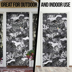 Penrith Panthers Rugby Door Cover Graffiti Typography Urban Camo Abstract Street Style
