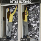 Penrith Panthers Rugby Door Cover Graffiti Typography Urban Camo Abstract Street Style