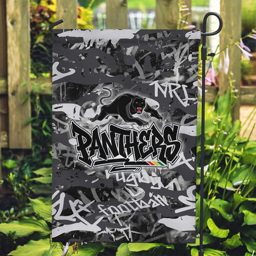 Penrith Panthers Rugby Garden Flag Graffiti Typography Urban Camo Abstract Street Style