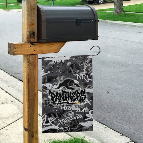 Penrith Panthers Rugby Garden Flag Graffiti Typography Urban Camo Abstract Street Style