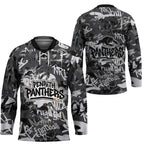 Penrith Panthers Rugby Hockey Jersey Graffiti Typography Urban Camo Abstract Street Style