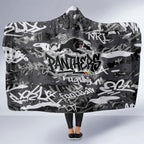 Penrith Panthers Rugby Hooded Blanket Graffiti Typography Urban Camo Abstract Street Style