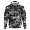 Penrith Panthers Rugby Hoodie Graffiti Typography Urban Camo Abstract Street Style