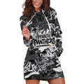 Penrith Panthers Rugby Hoodie Dress Graffiti Typography Urban Camo Abstract Street Style