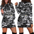 Penrith Panthers Rugby Hoodie Dress Graffiti Typography Urban Camo Abstract Street Style