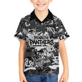 Penrith Panthers Rugby Kid Hawaiian Shirt Graffiti Typography Urban Camo Abstract Street Style