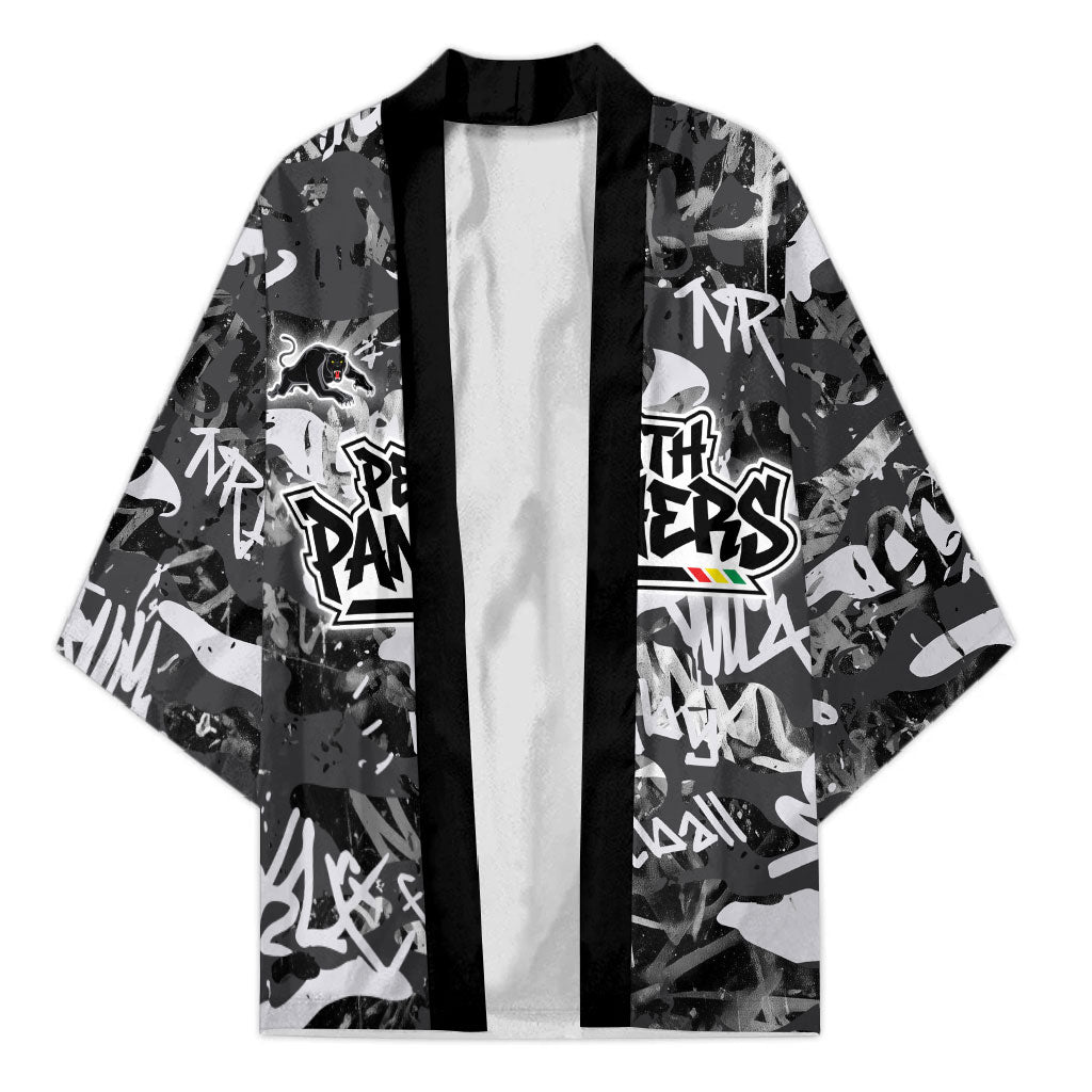 Penrith Panthers Rugby Kimono Graffiti Typography Urban Camo Abstract Street Style