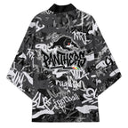 Penrith Panthers Rugby Kimono Graffiti Typography Urban Camo Abstract Street Style