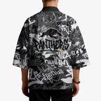 Penrith Panthers Rugby Kimono Graffiti Typography Urban Camo Abstract Street Style