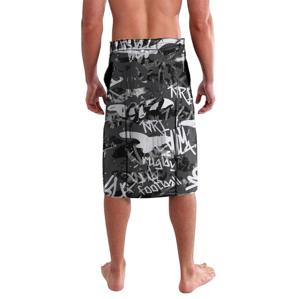 Penrith Panthers Rugby Lavalava Graffiti Typography Urban Camo Abstract Street Style